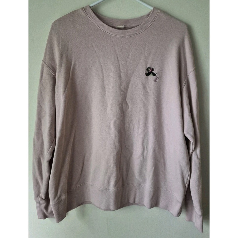 Uniqlo x Disney Furry Friends Long-sleeve Crewneck Figaro Sweatshirt Pink XL